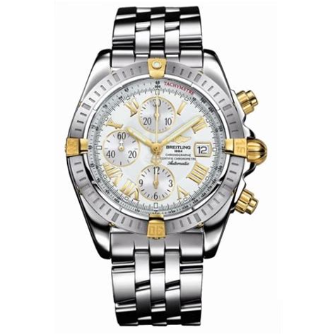 breitling chronomat silver|breitling chronomat evolution gold.